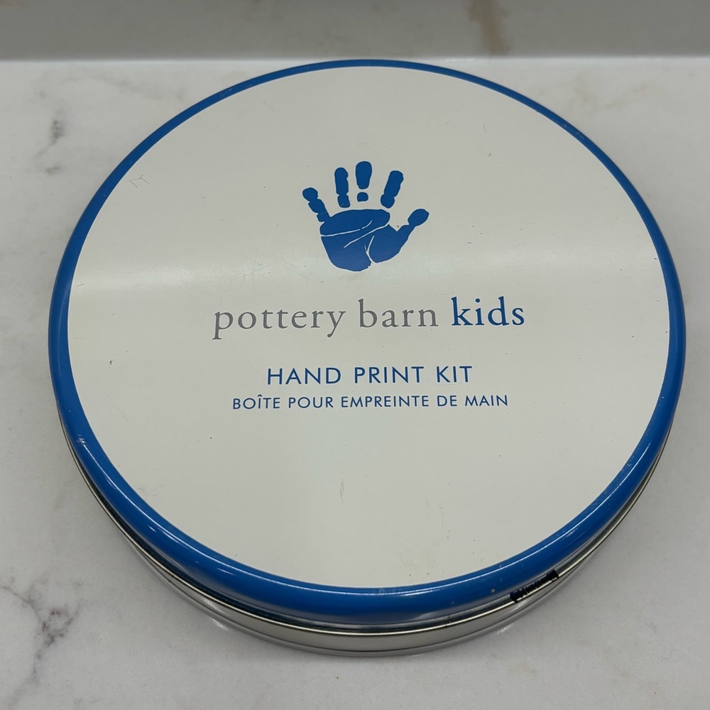 Pottery Barn Kids Hand Print Making Kit in Round Tin
